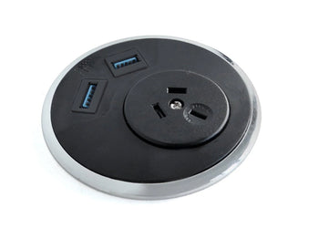 DPG Porthole 4 - In Desk Power Dpg black none 