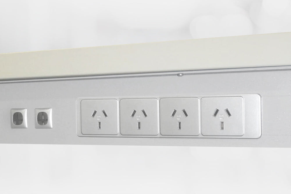 DPG Under Desk Combined Mounting Plate + Power-none none 