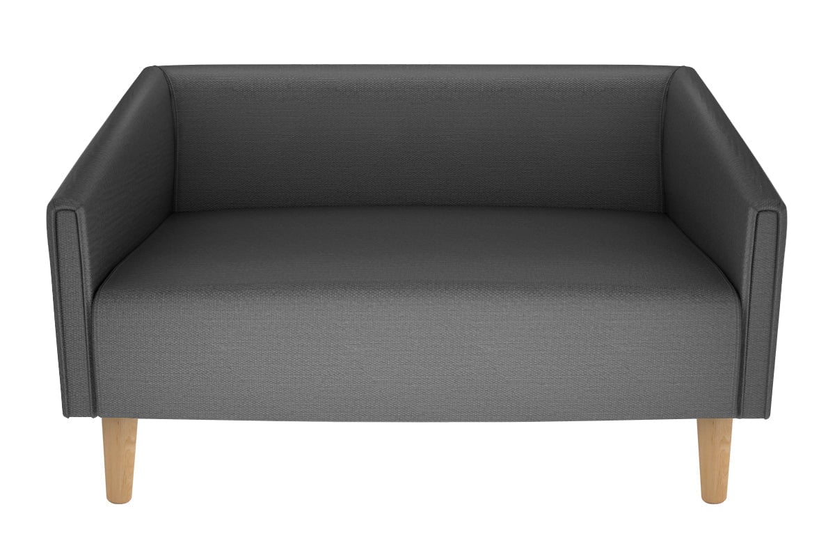 Drej Lounge Chair - Double Jasonl wooden leg dark grey 