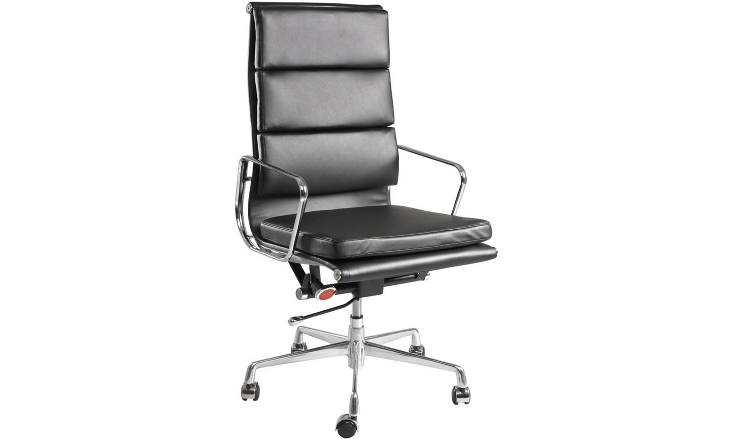 Eames Reproduction Manager Office Chair - High Padded Black Back Jasonl black 