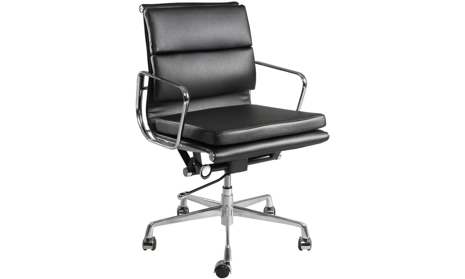 Eames Reproduction Office Chair - Medium Padded Black Back Jasonl black 