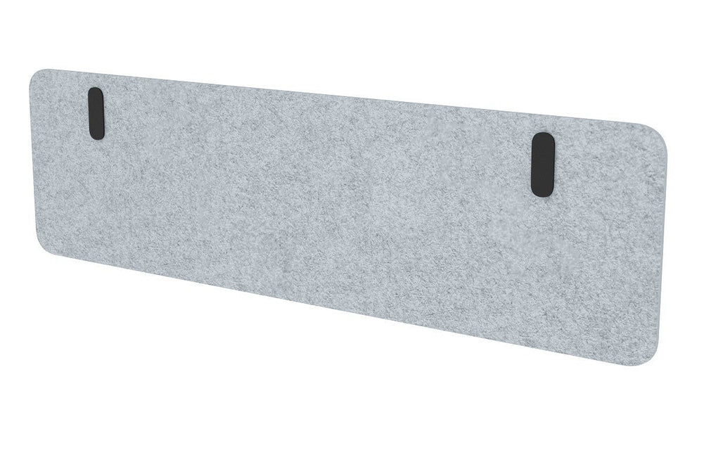 Acoustic Modesty Panel 18mm Thick with Radius Corners-light grey 1600 mm  