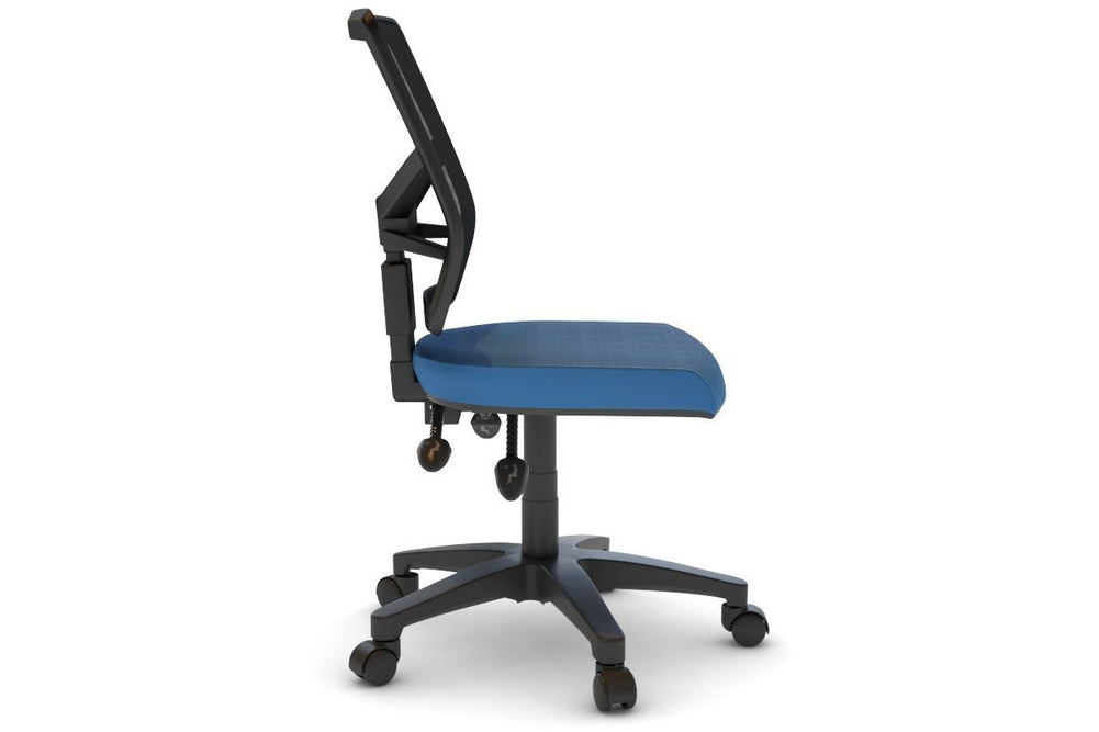 Heron Ergonomic Task Chair - Mesh Back-blue black height adjustable 