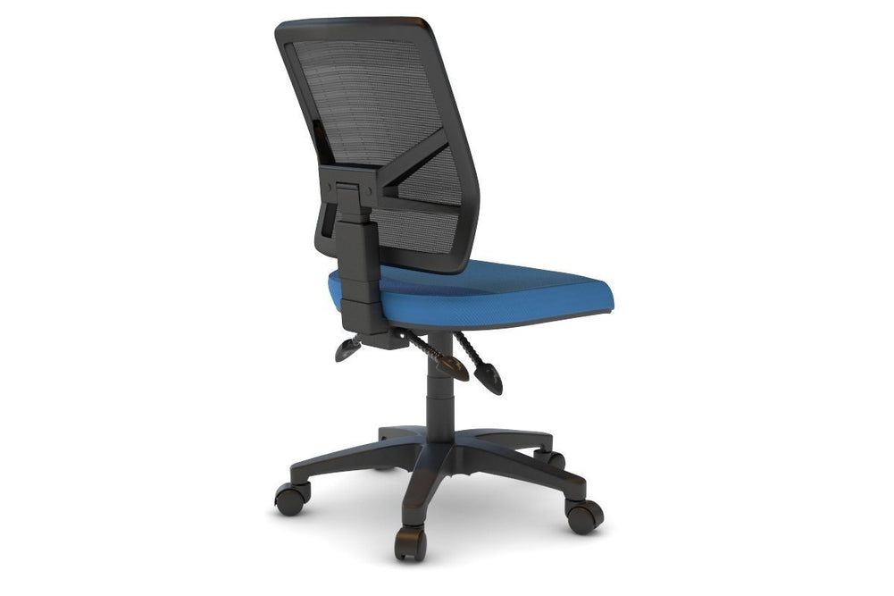 Heron Ergonomic Task Chair - Mesh Back-blue black height adjustable 