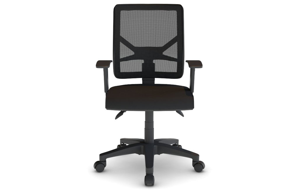 Heron Ergonomic Task Chair - Mesh Back-blue black height adjustable 