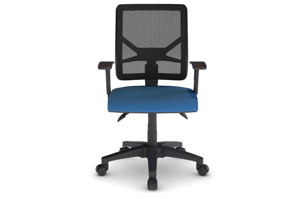 Heron Ergonomic Task Chair - Mesh Back-blue black height adjustable 