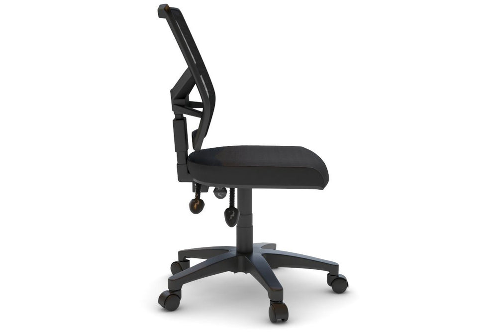 Heron Ergonomic Task Chair - Mesh Back-blue black height adjustable 