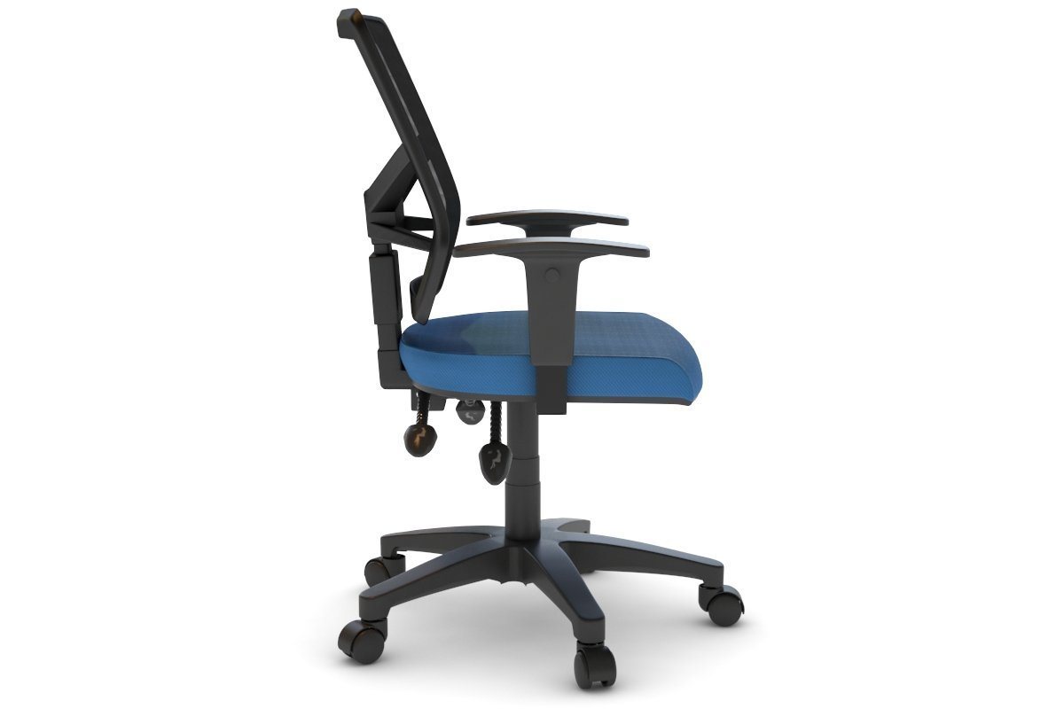 Heron Ergonomic Task Chair - Mesh Back-blue black height adjustable 