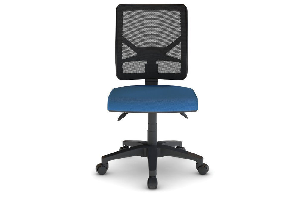 Heron Ergonomic Task Chair - Mesh Back-blue black height adjustable 