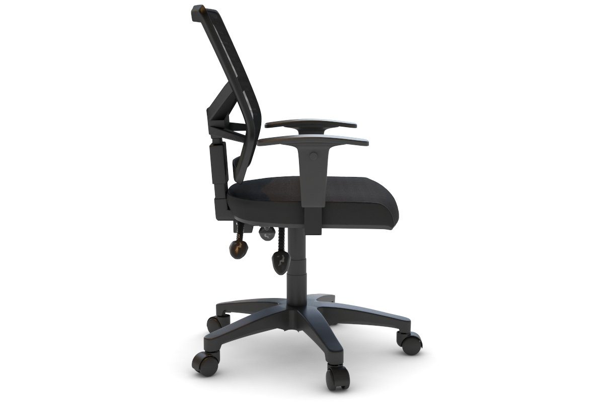 Heron Ergonomic Task Chair - Mesh Back-blue black height adjustable 
