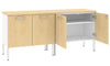 Executive Credenza Four Door Office Storage Cabinet Extra - Thumbnail 2 