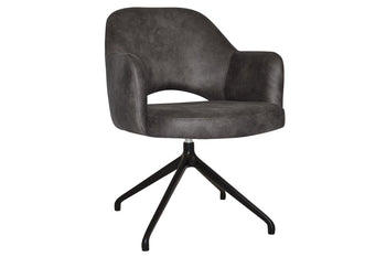  - EZ Hospitality Cairo Indoor Armchair Metal Base - Black Trestle - 1