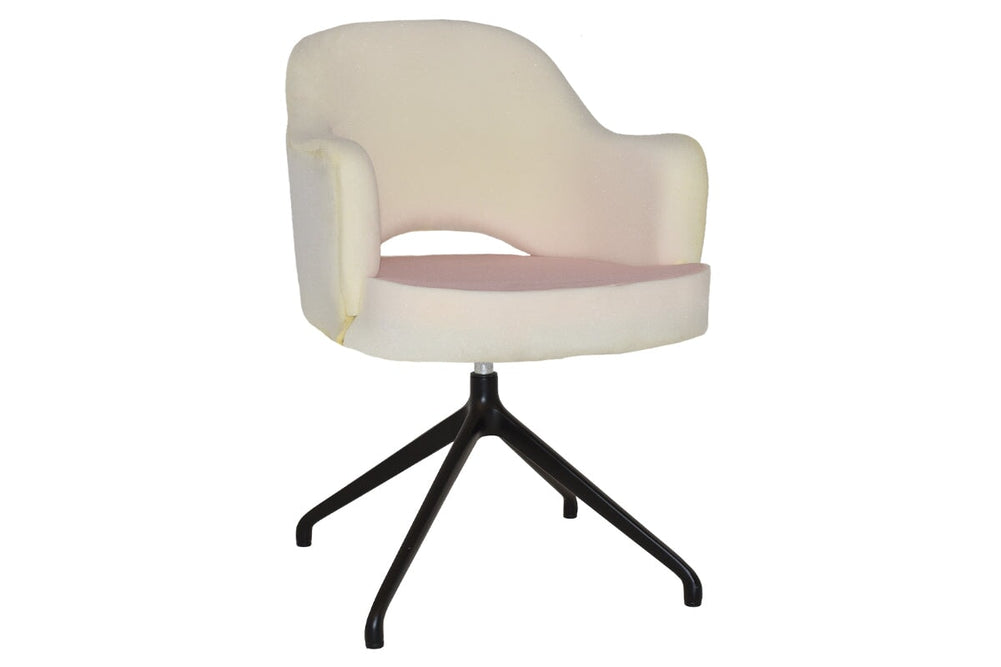 EZ Hospitality Cairo Indoor Armchair Metal Base - Black Trestle-birch unupholstered  