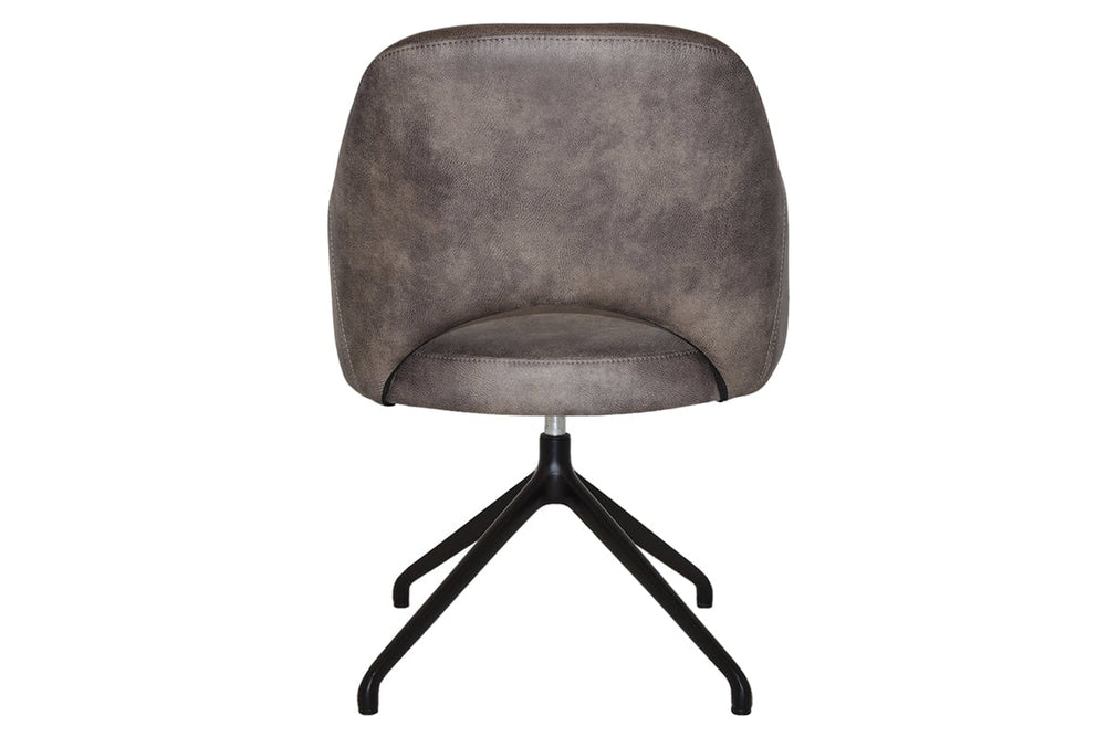 EZ Hospitality Cairo Indoor Armchair Metal Base - Black Trestle-pelle/benito tan  