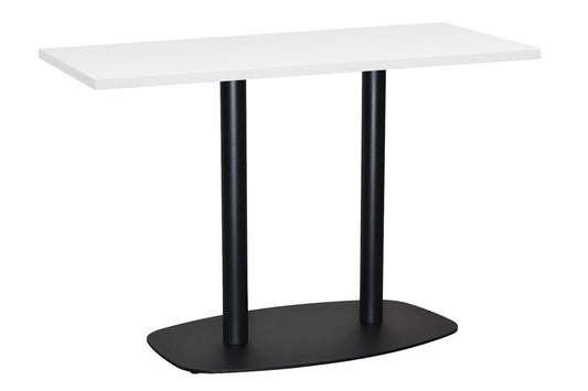 EZ Hospitality Arc Cafe Table Double Base - Black Frame [1200L x 700W] EZ Hospitality 