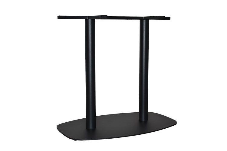 EZ Hospitality Arc Cafe Table Double Base - Black Frame [1200L x 700W] EZ Hospitality none 