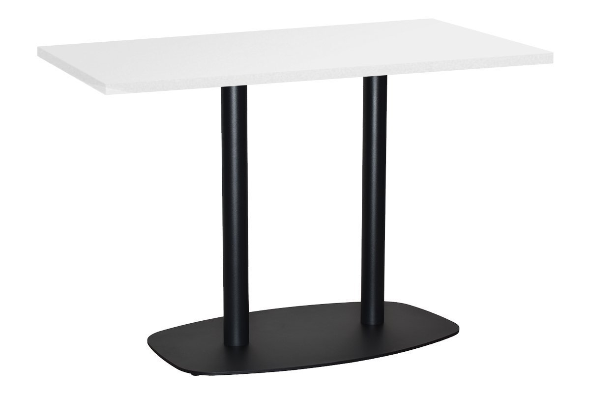 EZ Hospitality Arc Cafe Table Double Base - Black Frame [1200L x 800W] EZ Hospitality 
