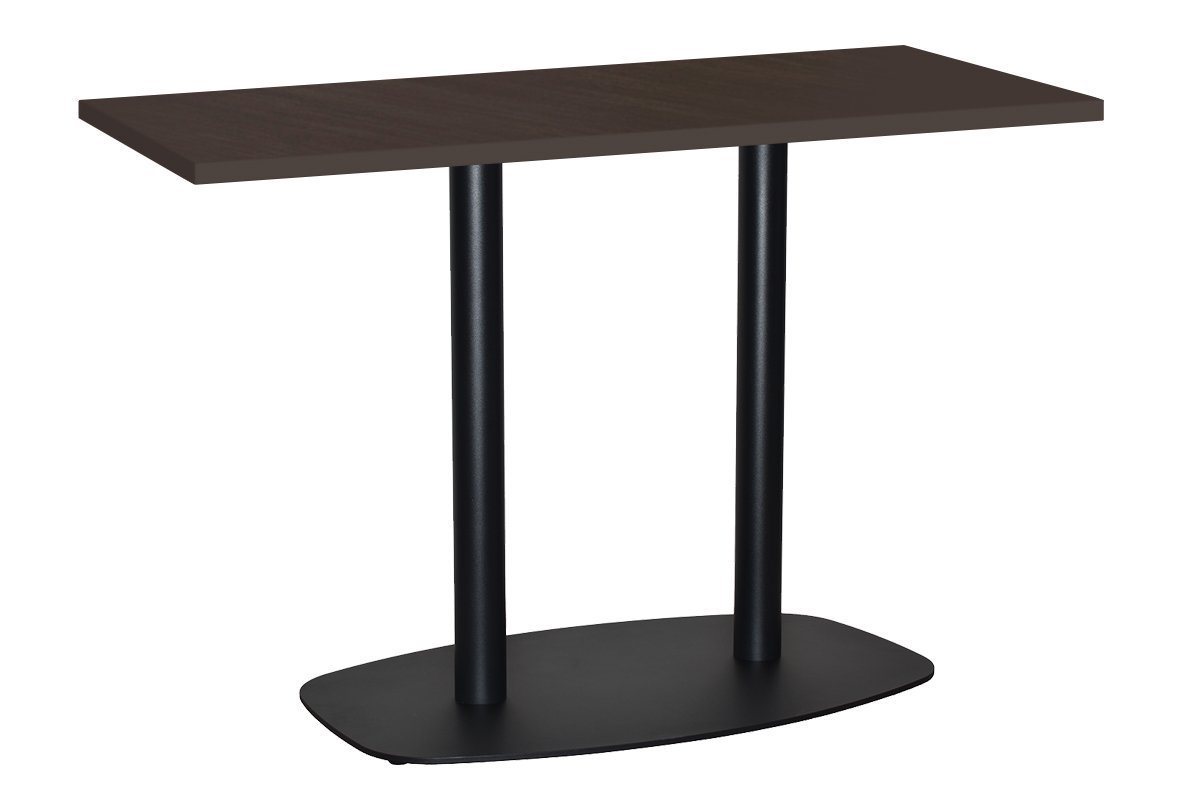 EZ Hospitality Arc Cafe Table Double Base - Black Frame [1400L x 700W] EZ Hospitality 