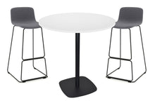  - EZ Hospitality Arc Tall Round Bar Counter Table - Black Frame [700 mm] - 1
