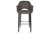 EZ Hospitality Avalon Stool Black with Arms - 750mm Seat Height - Thumbnail 2 