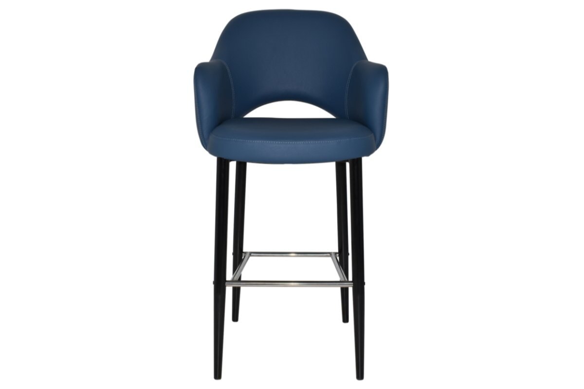 EZ Hospitality Avalon Stool with Arms 750 mm [Black] EZ Hospitality 