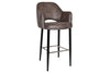 EZ Hospitality Avalon Stool Black with Arms - 750mm Seat Height - Thumbnail 29 