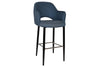 EZ Hospitality Avalon Stool Black with Arms - 750mm Seat Height - Thumbnail 25 
