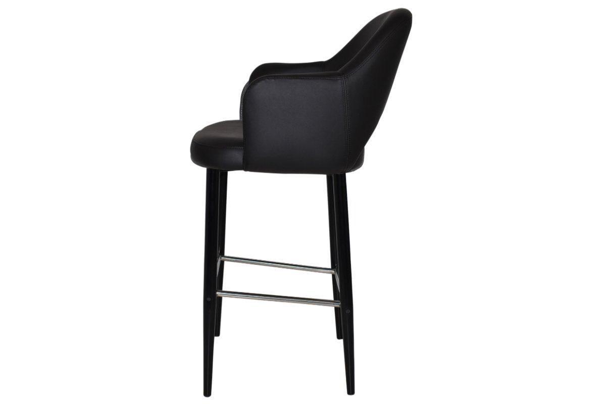 EZ Hospitality Avalon Stool with Arms 750 mm [Black] EZ Hospitality 