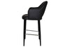 EZ Hospitality Avalon Stool Black with Arms - 750mm Seat Height - Thumbnail 7 