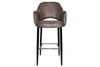 EZ Hospitality Avalon Stool Black with Arms - 750mm Seat Height - Thumbnail 30 