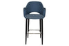 EZ Hospitality Avalon Stool Black with Arms - 750mm Seat Height - Thumbnail 26 