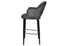 EZ Hospitality Avalon Stool Black with Arms - 750mm Seat Height - Thumbnail 35 