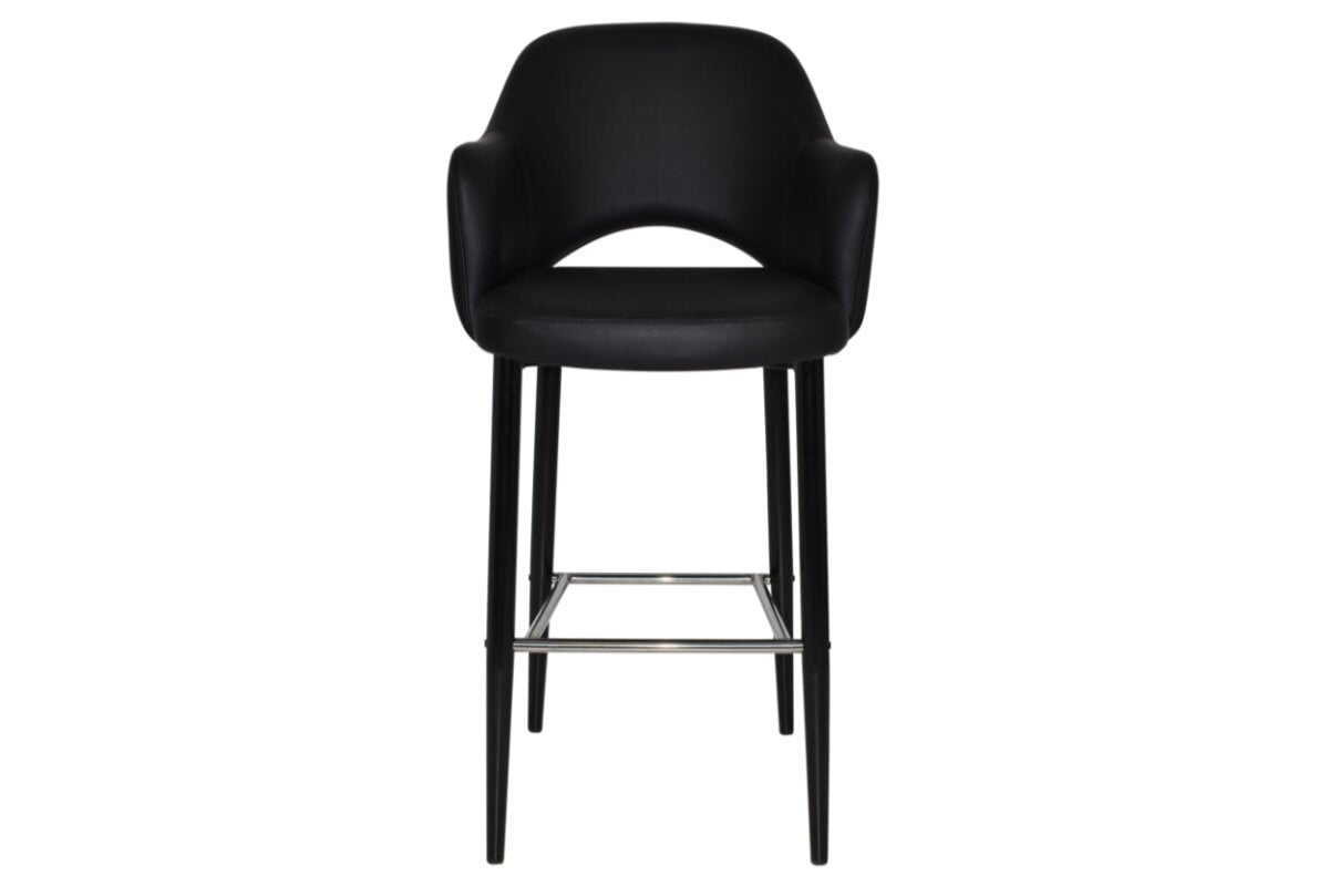 EZ Hospitality Avalon Stool with Arms 750 mm [Black] EZ Hospitality 