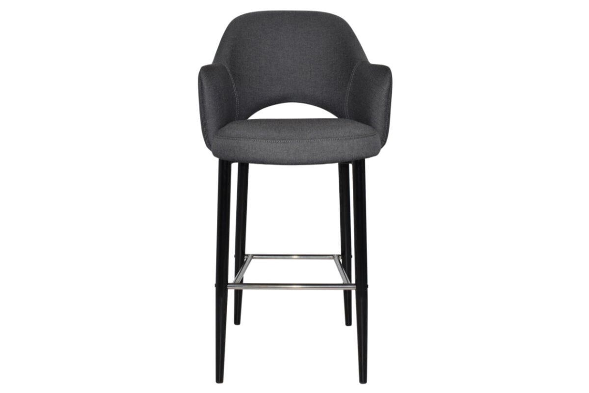 EZ Hospitality Avalon Stool with Arms 750 mm [Black] EZ Hospitality 