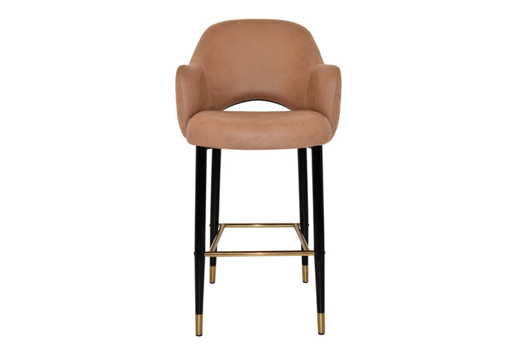 EZ Hospitality Avalon Stool with Arms 750 mm [Black brass] EZ Hospitality 