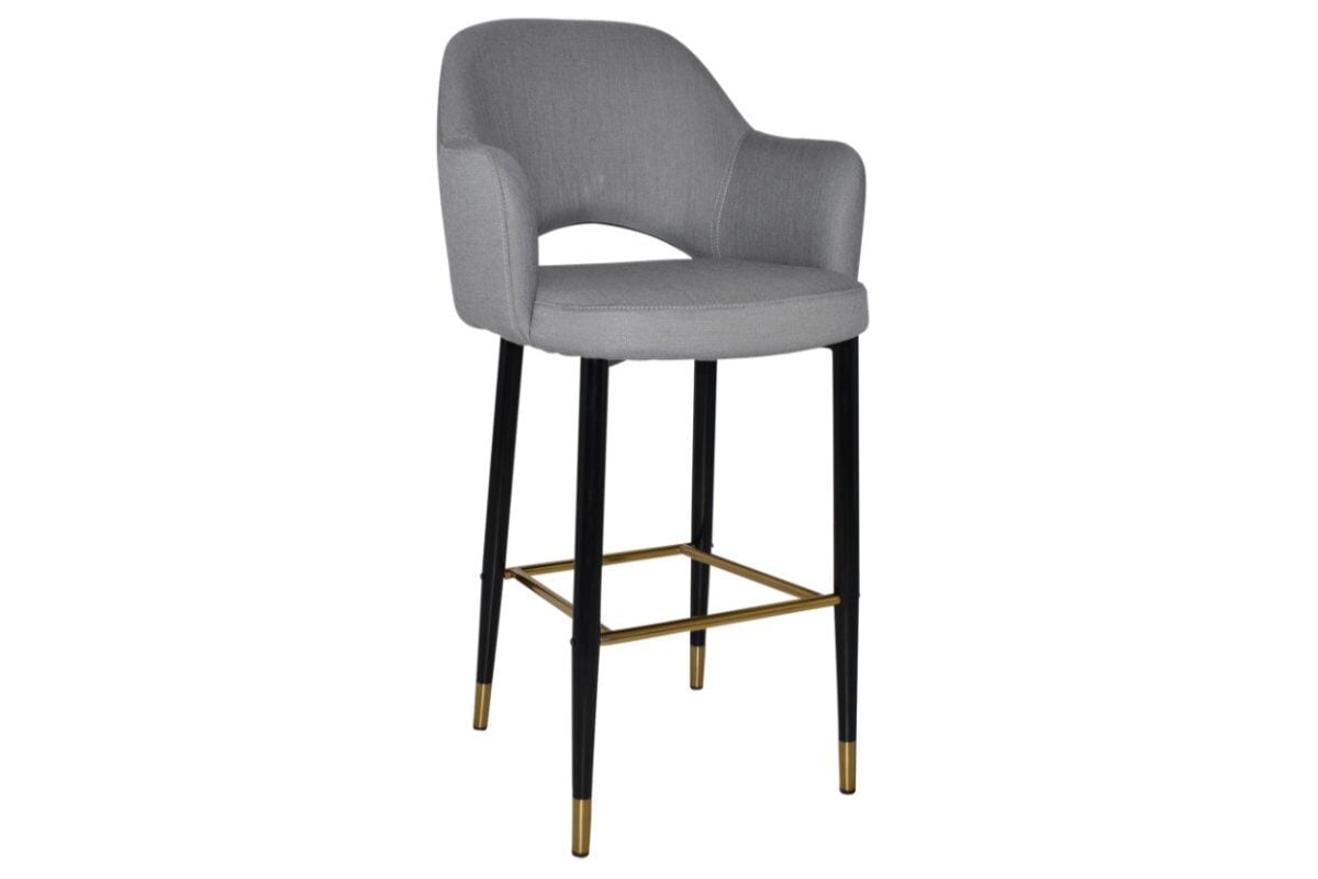 EZ Hospitality Avalon Stool with Arms 750 mm [Black brass] EZ Hospitality gravity steel 