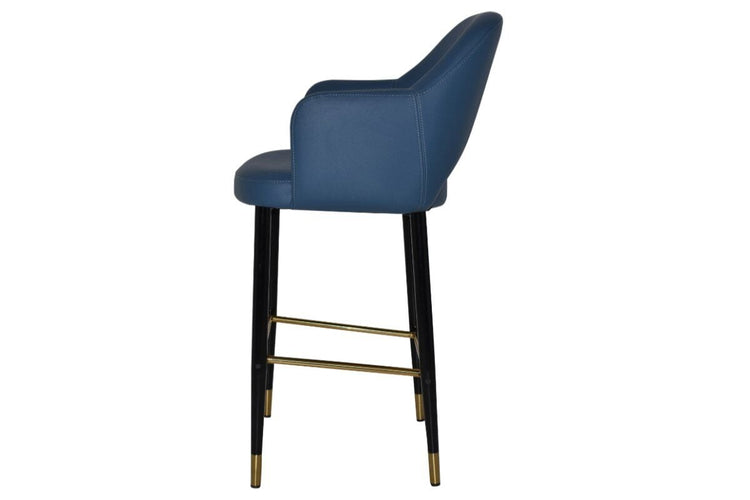 EZ Hospitality Avalon Stool with Arms 750 mm [Black brass] EZ Hospitality 