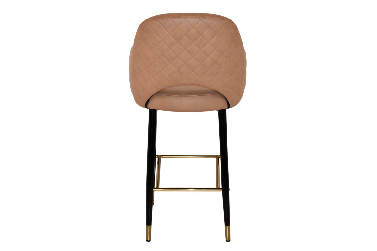 EZ Hospitality Avalon Stool with Arms 750 mm [Black brass] EZ Hospitality 
