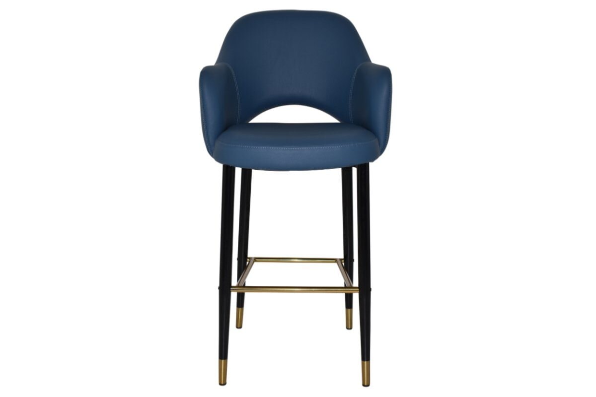 EZ Hospitality Avalon Stool with Arms 750 mm [Black brass] EZ Hospitality 