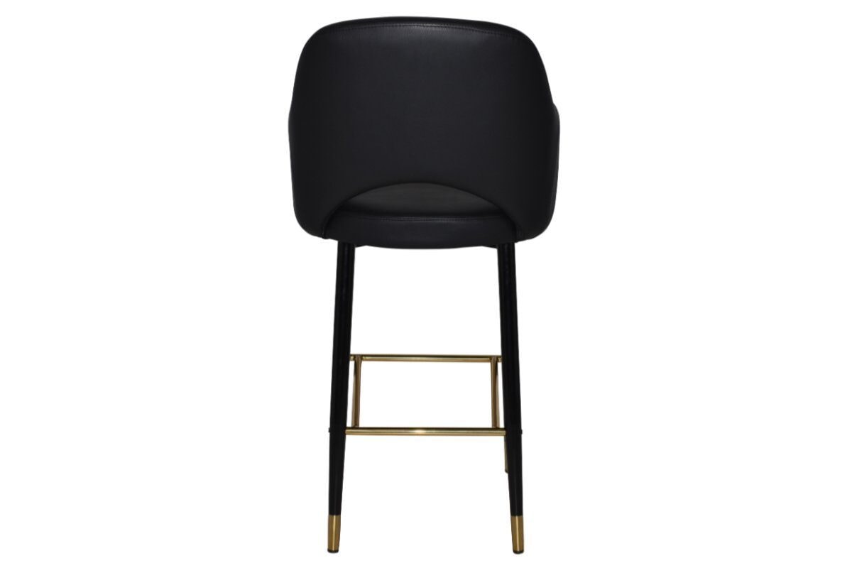 EZ Hospitality Avalon Stool with Arms 750 mm [Black brass] EZ Hospitality 