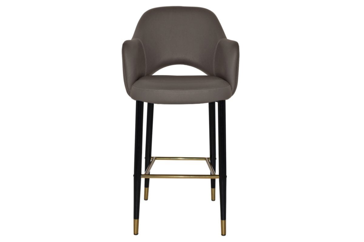 EZ Hospitality Avalon Stool with Arms 750 mm [Black brass] EZ Hospitality 