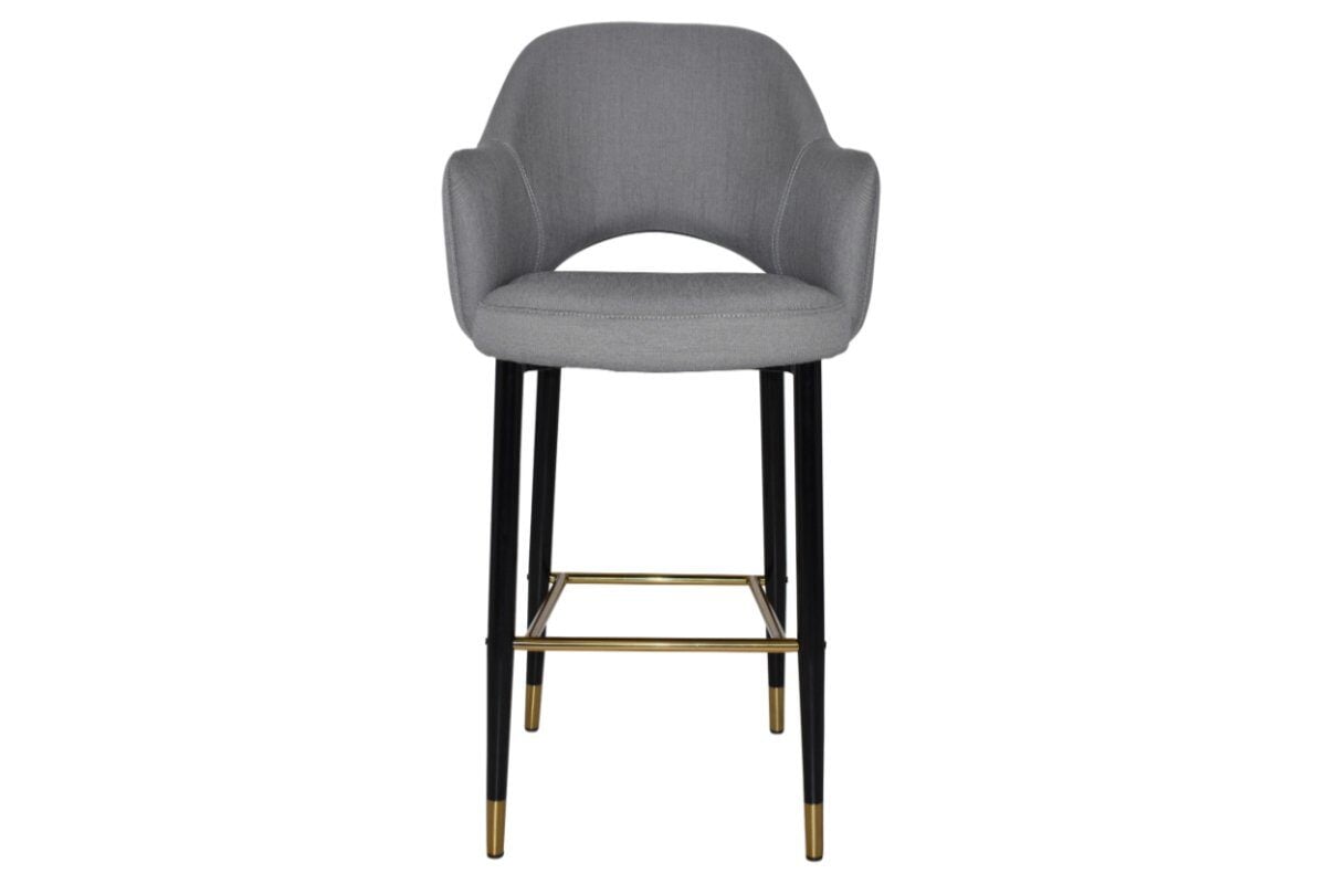 EZ Hospitality Avalon Stool with Arms 750 mm [Black brass] EZ Hospitality 
