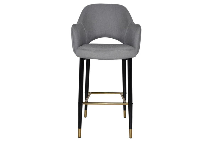 EZ Hospitality Avalon Stool with Arms 750 mm [Black brass] EZ Hospitality 