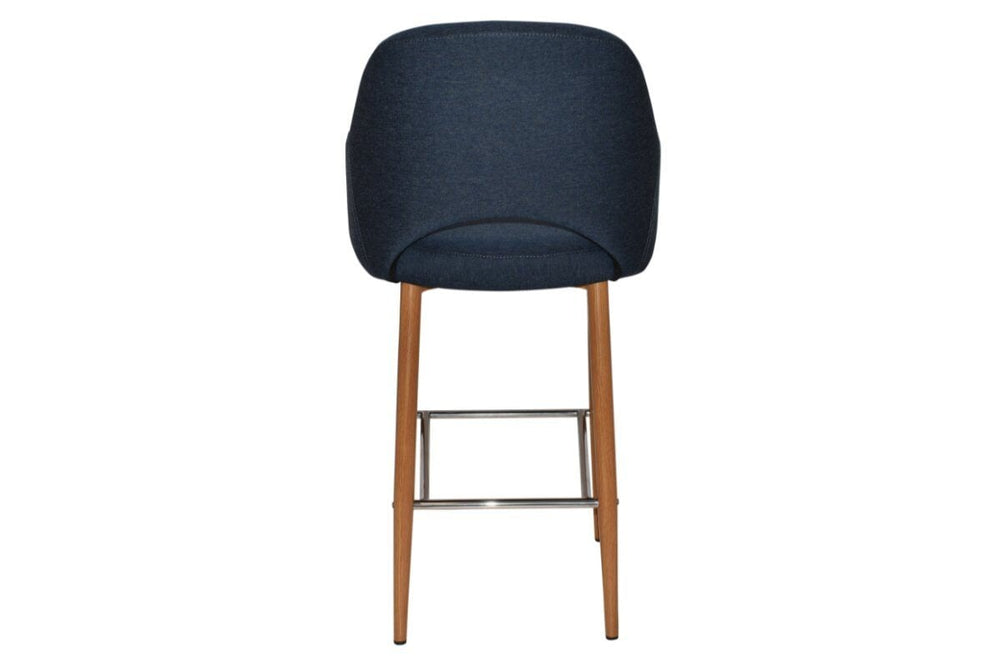 EZ Hospitality Avalon Stool Light oak with Arms - 750mm Seat Height-pelle/benito tan  