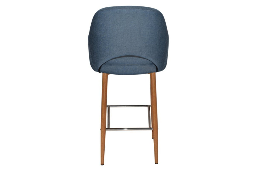 EZ Hospitality Avalon Stool Light oak with Arms - 750mm Seat Height-pelle/benito tan  