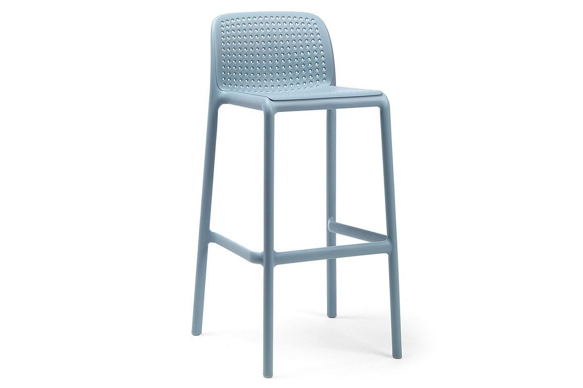 EZ Hospitality Bora Outdoor Bar and Cafe Stool - 750mm EZ Hospitality Blue 