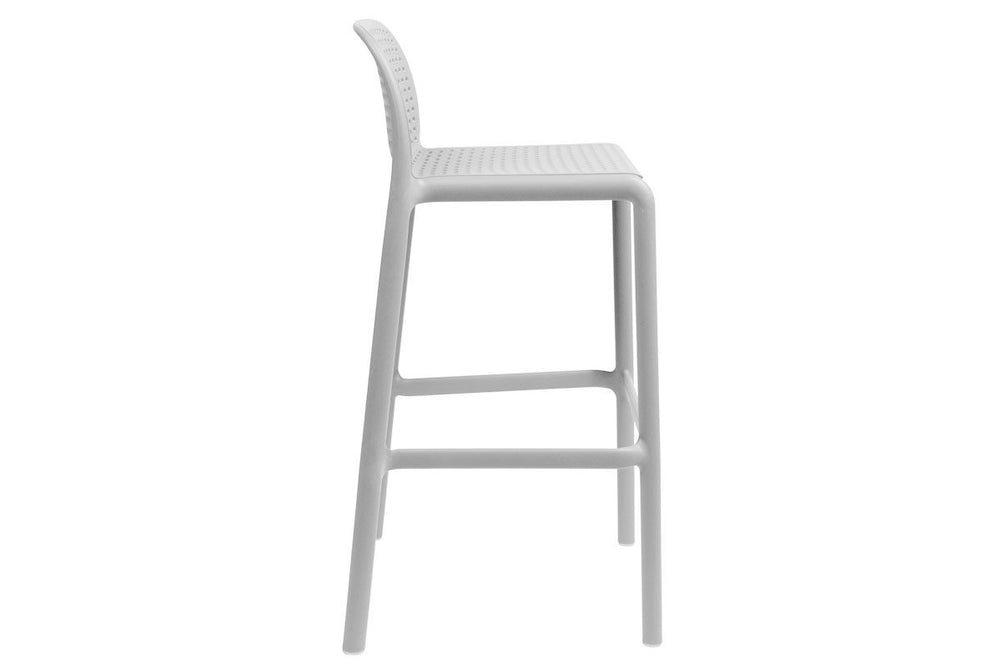 EZ Hospitality Bora Outdoor Bar and Cafe Stool - 760mm Seat Height [970H x 490W]-taupe  