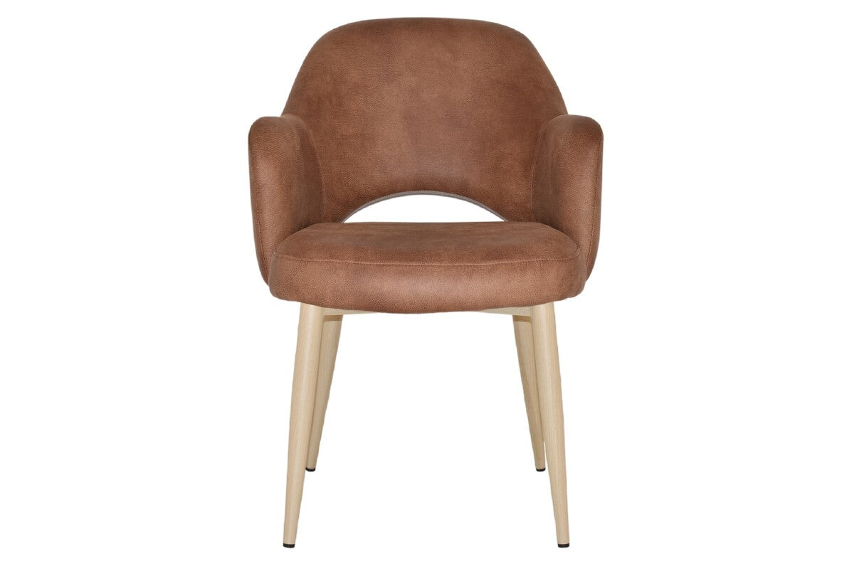 EZ Hospitality Cairo Indoor Armchair Metal Base - Birch 4 Leg EZ Hospitality 
