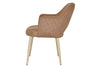 EZ Hospitality Cairo Indoor Armchair Metal Base - Birch 4 Leg - Thumbnail 4 