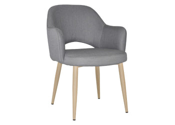 EZ Hospitality Cairo Indoor Armchair Metal Base - Birch 4 Leg EZ Hospitality gravity steel 
